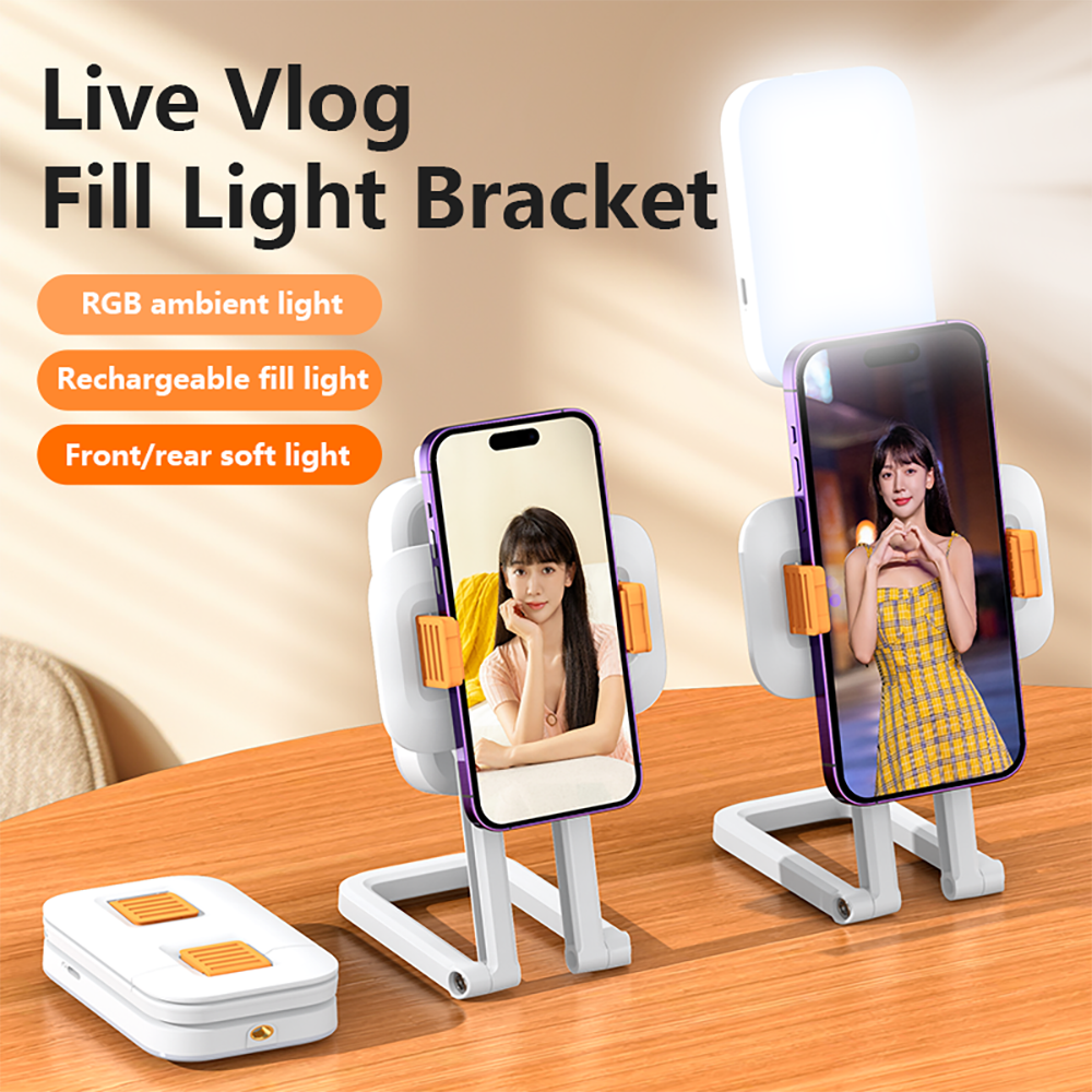 Photography Lighting Rgb - Convenient Phone Full-color RGB Fill Light
