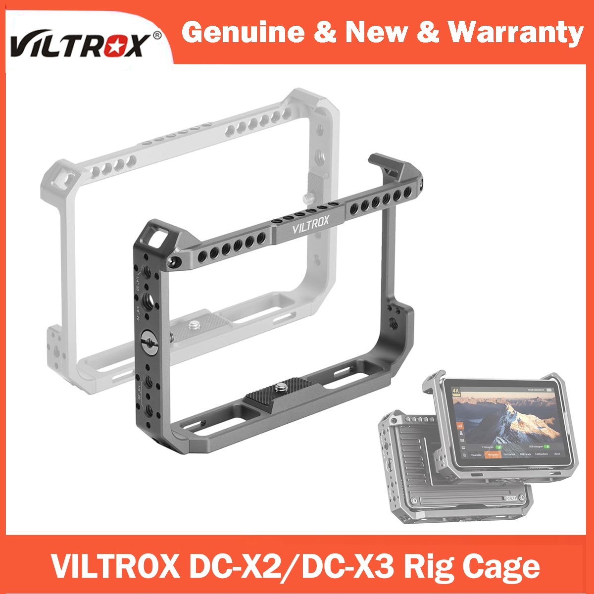 Photography Lighting Continuous - VILTROX Camera Monitor Rig Cage for
