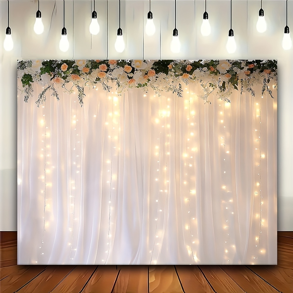 1 white tulle curtain with war - Photography Lighting Design recension och pris