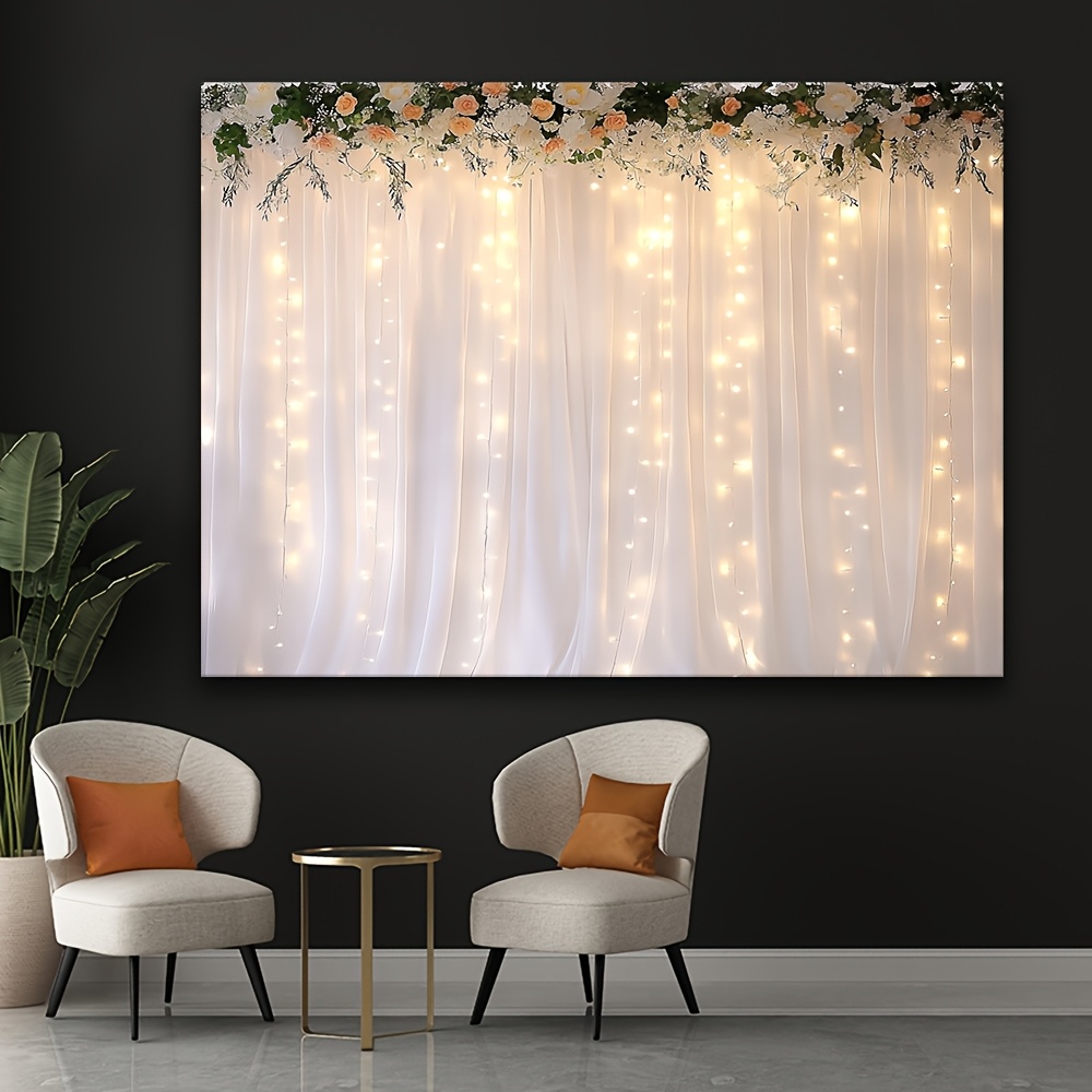 1 white tulle curtain with war - Photography Lighting Design recension och pris