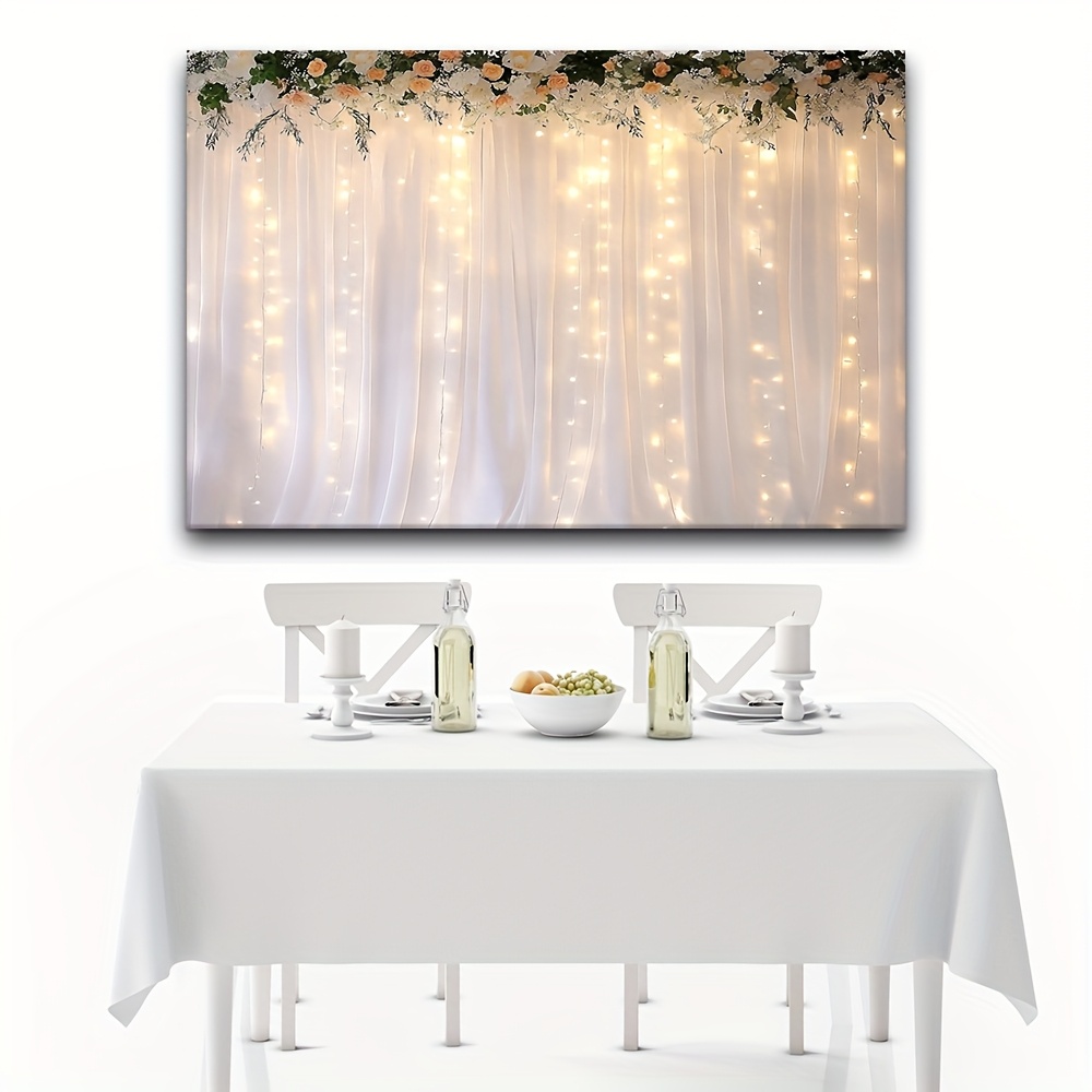 1 white tulle curtain with war - Photography Lighting Design recension och pris