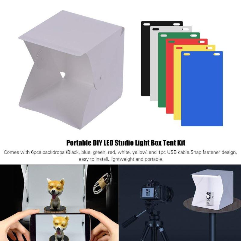 【C】Portable LED Photo Studio L - Photography Lighting Setup recension och pris