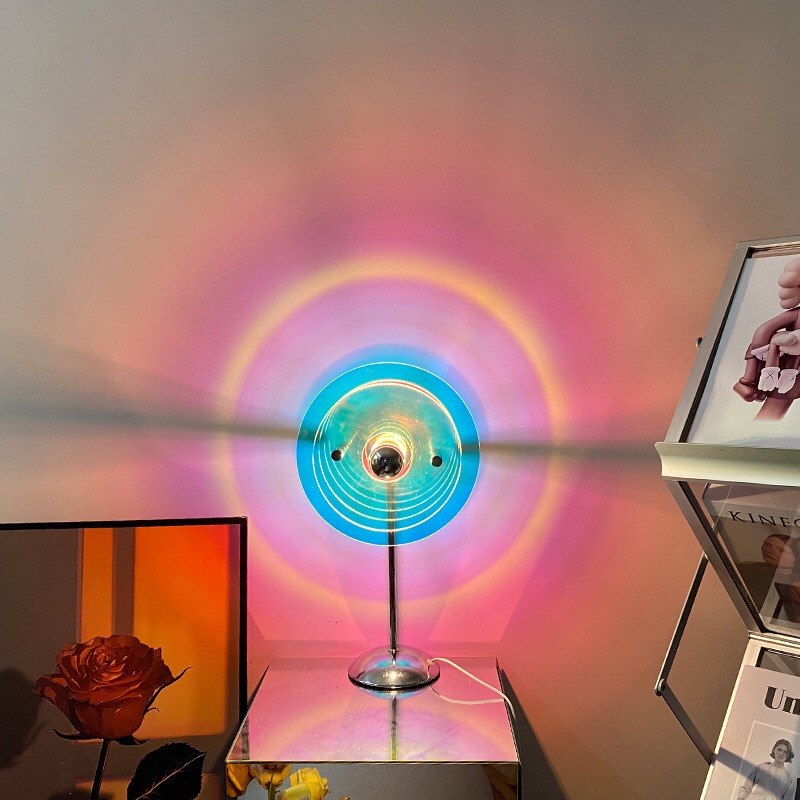 Sunset Table Lamp Projection R - Lighting Glass Photography recension och pris