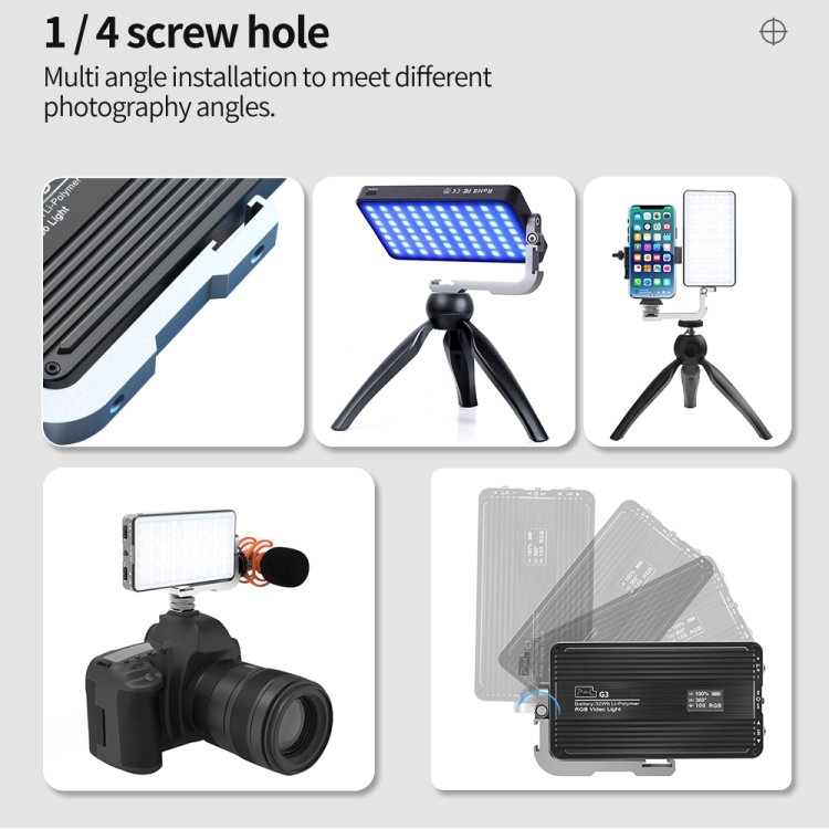 Pixel G3 Flat Panel RGB Fill L - Photography Lighting Rgb recension och pris