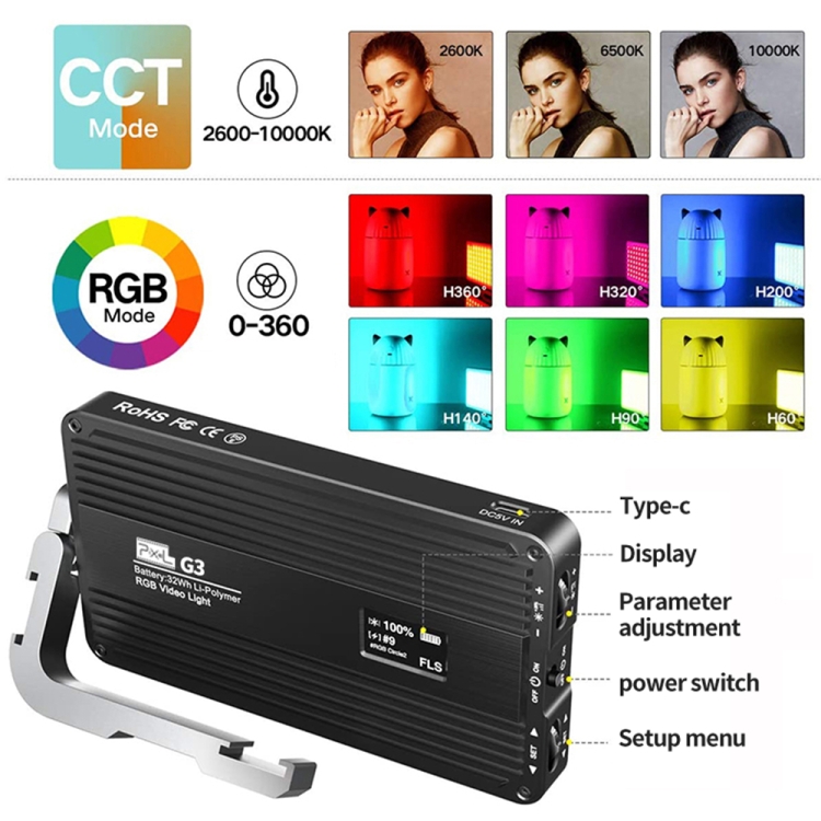 Pixel G3 Flat Panel RGB Fill L - Photography Lighting Rgb recension och pris