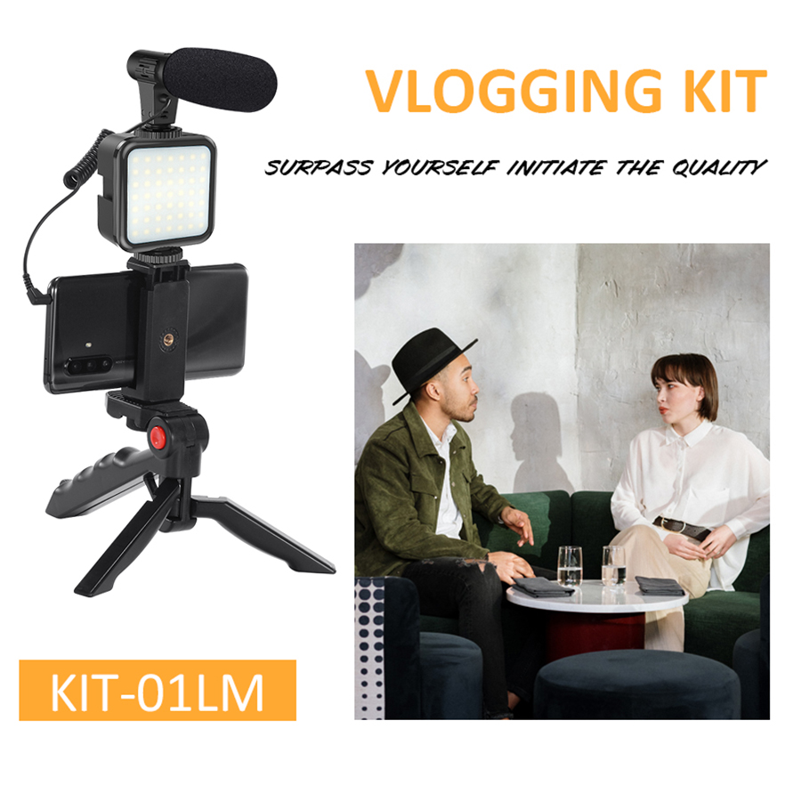Smartphone Vlogging Kit Video  - Photography Lighting Setup recension och pris
