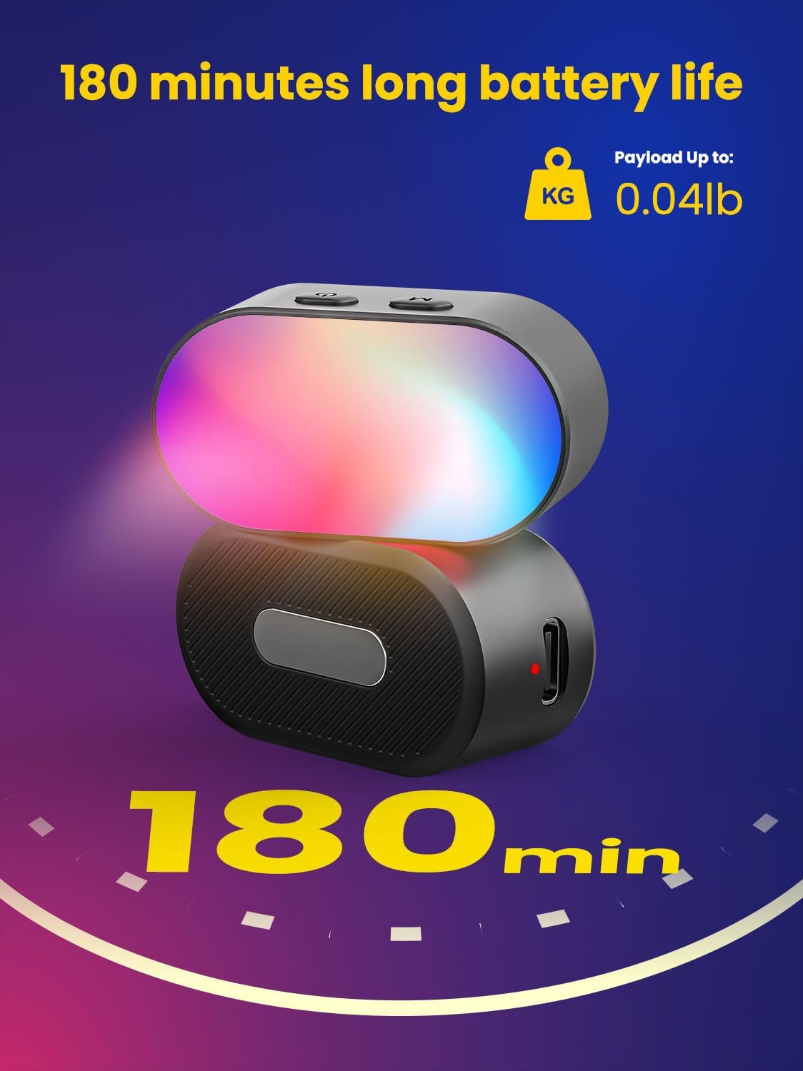 AOCHUAN Mini RGB Magnetic Fill - Photography Lighting Rgb recension och pris