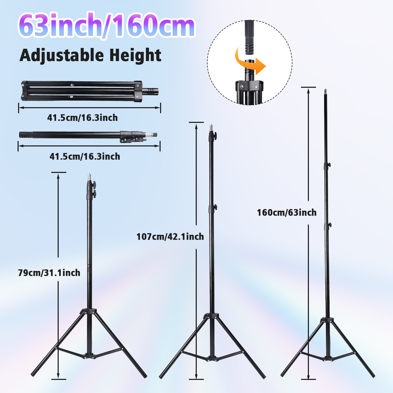 A 10 Inch Professional Selfie  - Photography Lighting Continuous recension och pris