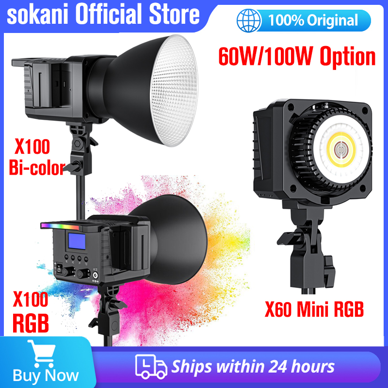 Sokani X100 / X60 Mini RGB Bi- - Photography Lighting Rgb recension och pris