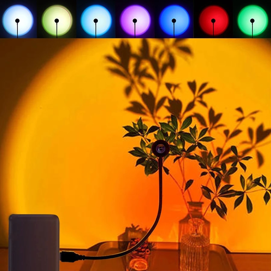 MeeToo USB Sunset Mood Lamp Le - Photography Lighting Setup recension och pris