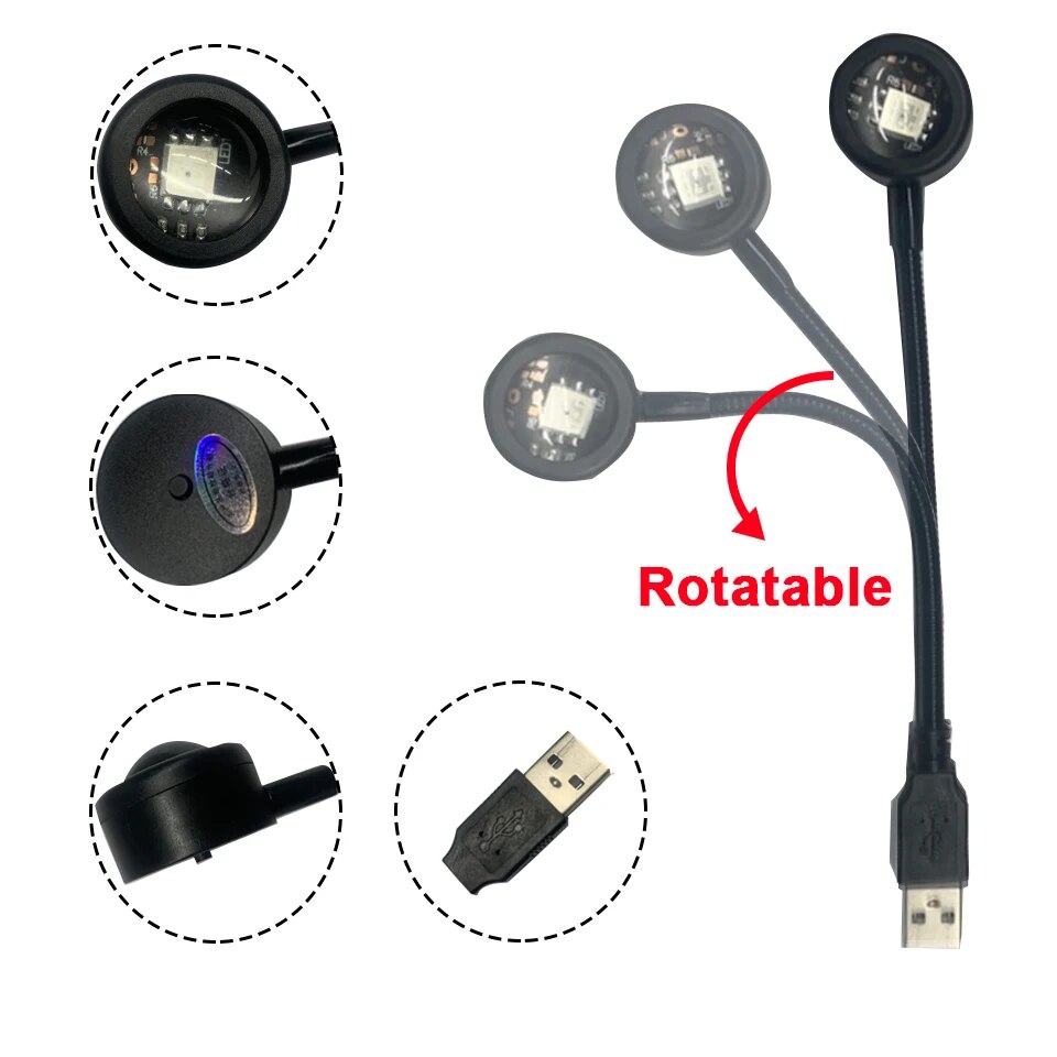MeeToo USB Sunset Mood Lamp Le - Photography Lighting Setup recension och pris