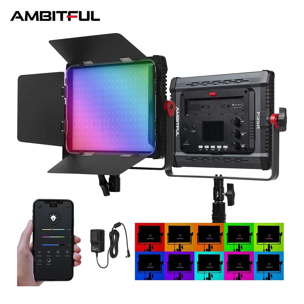 AMBITUFL P35R 30W RGB LED Vide - Photography Lighting Rgb recension och pris