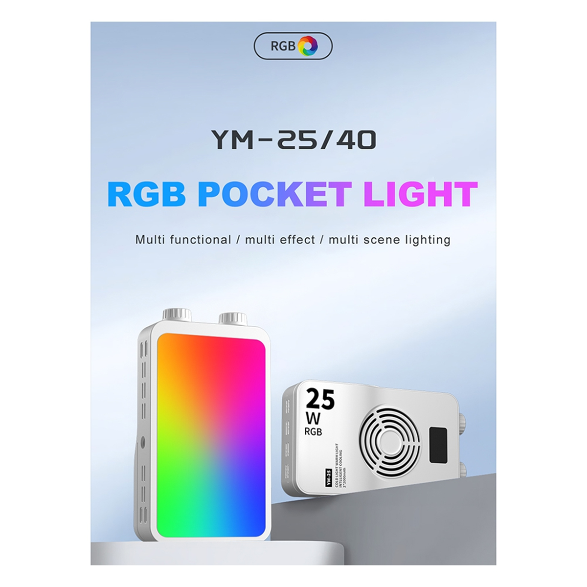 ABPS 25W RGB Full-Color Fill L - Photography Of Lighting recension och pris