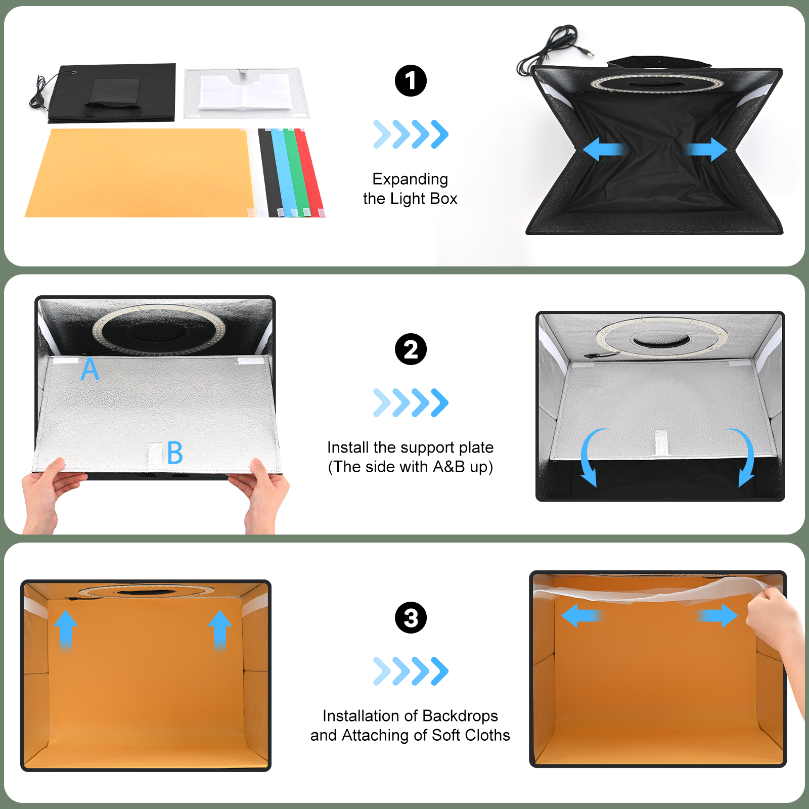 Lightdow Photo Studio Light Bo - Photography Lighting Setup recension och pris