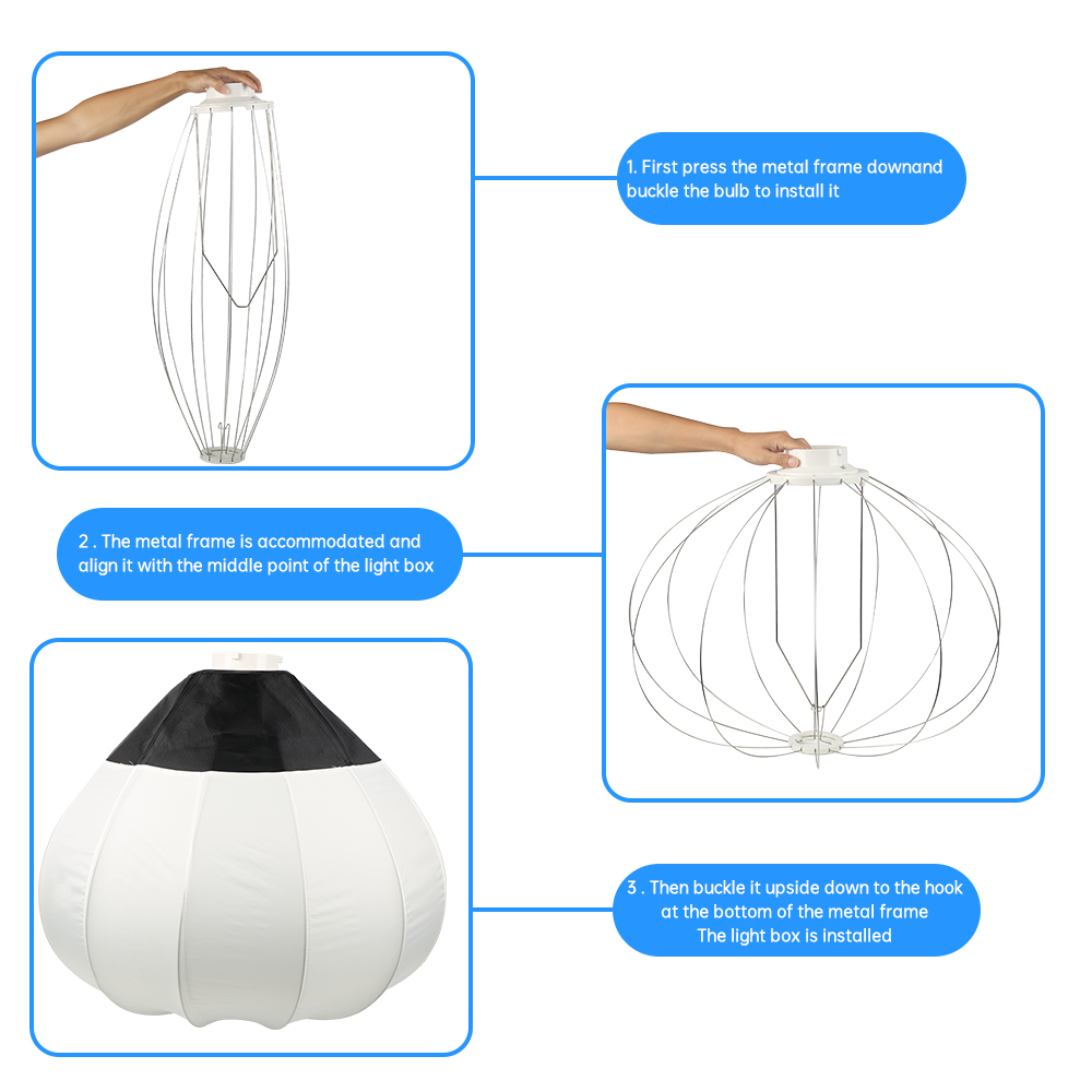 65cm Globe Lantern Softbox Bow - Globe Modifier Round recension och pris