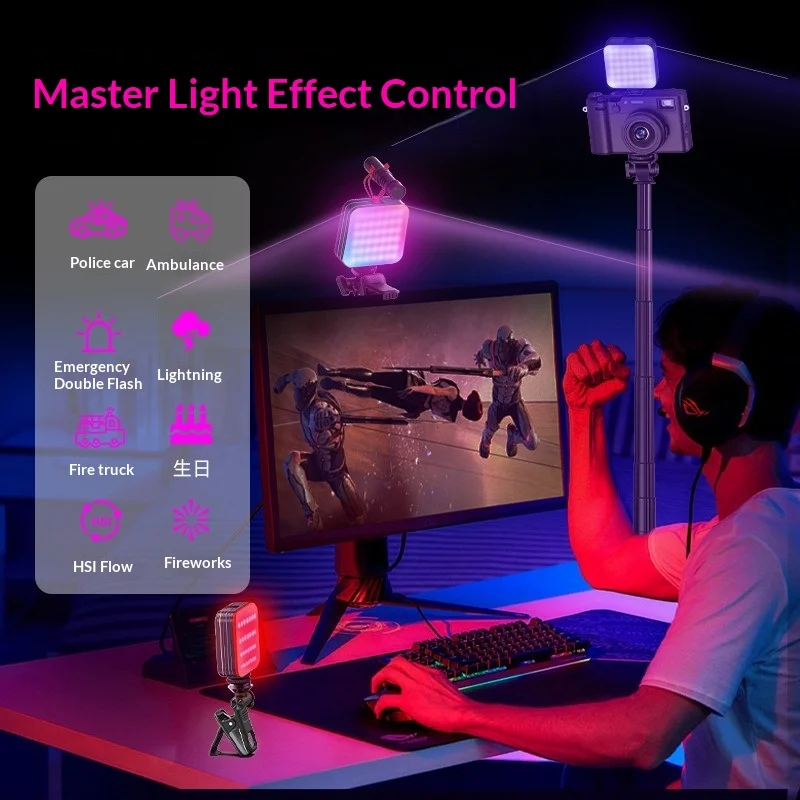 Mobile live streaming fill lig - Photography Lighting Rgb recension och pris