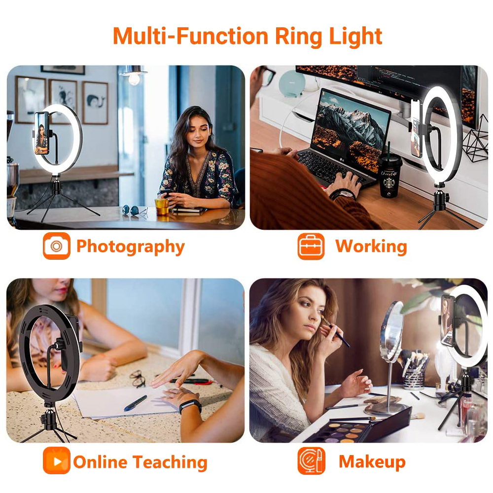 26cm 10 inch Led Ring Selfie L - Photography Lighting Continuous recension och pris