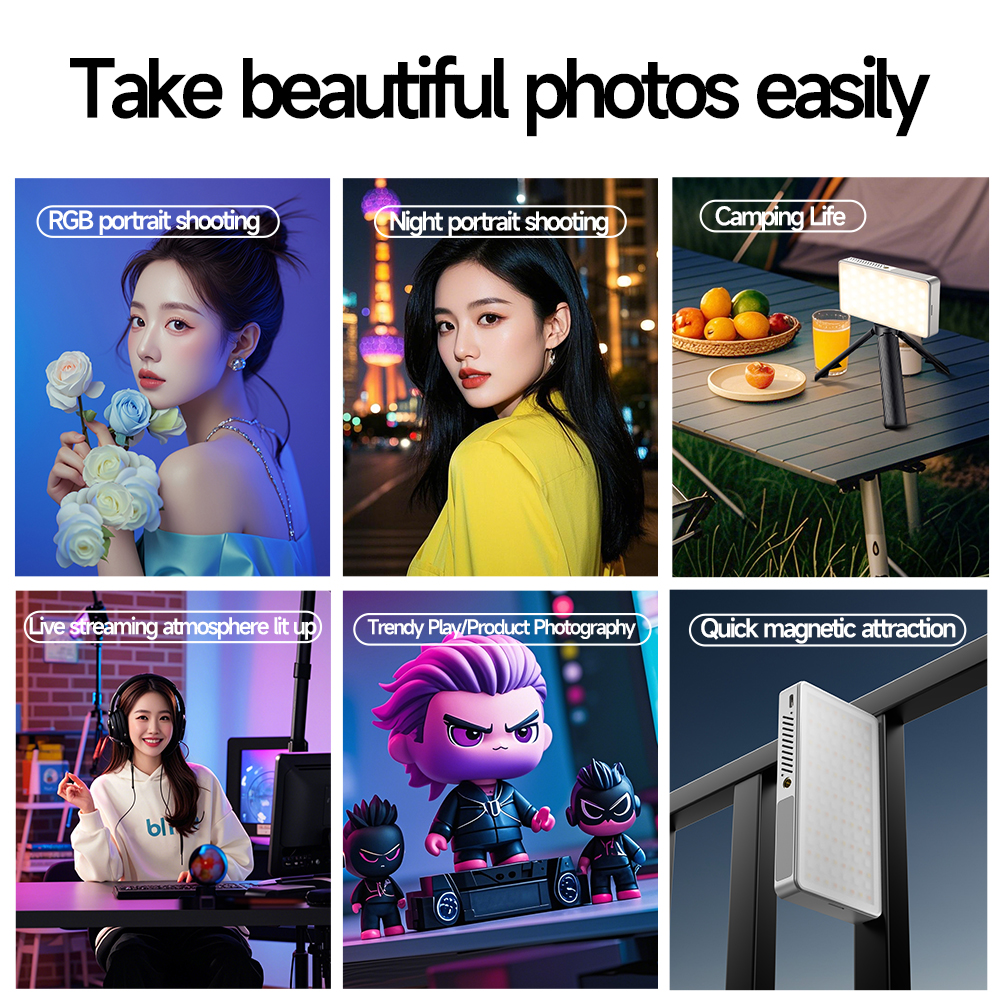 Mini Rechargeable R9PRO full-c - Photography Lighting Continuous recension och pris