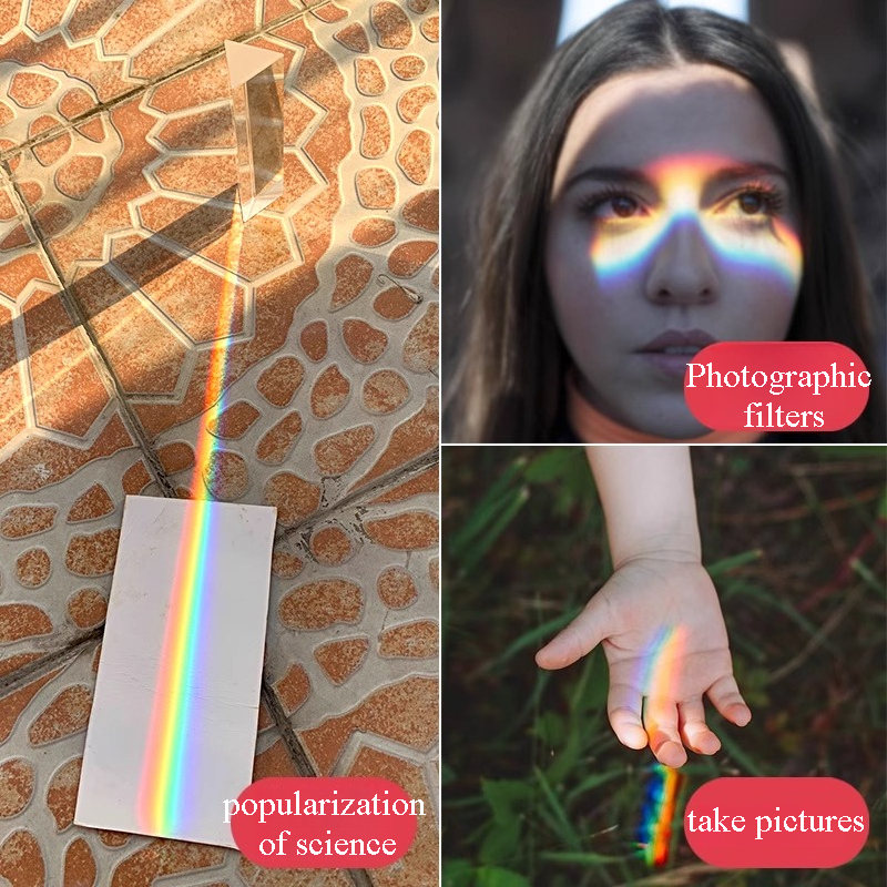 1PC Rainbow Triangular Prism K - Lighting Glass Photography recension och pris
