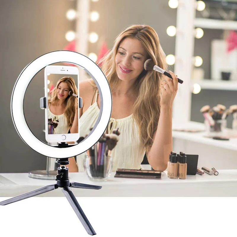 Dimmable26cm LED Ring Light Ki - Photography Lighting Continuous recension och pris