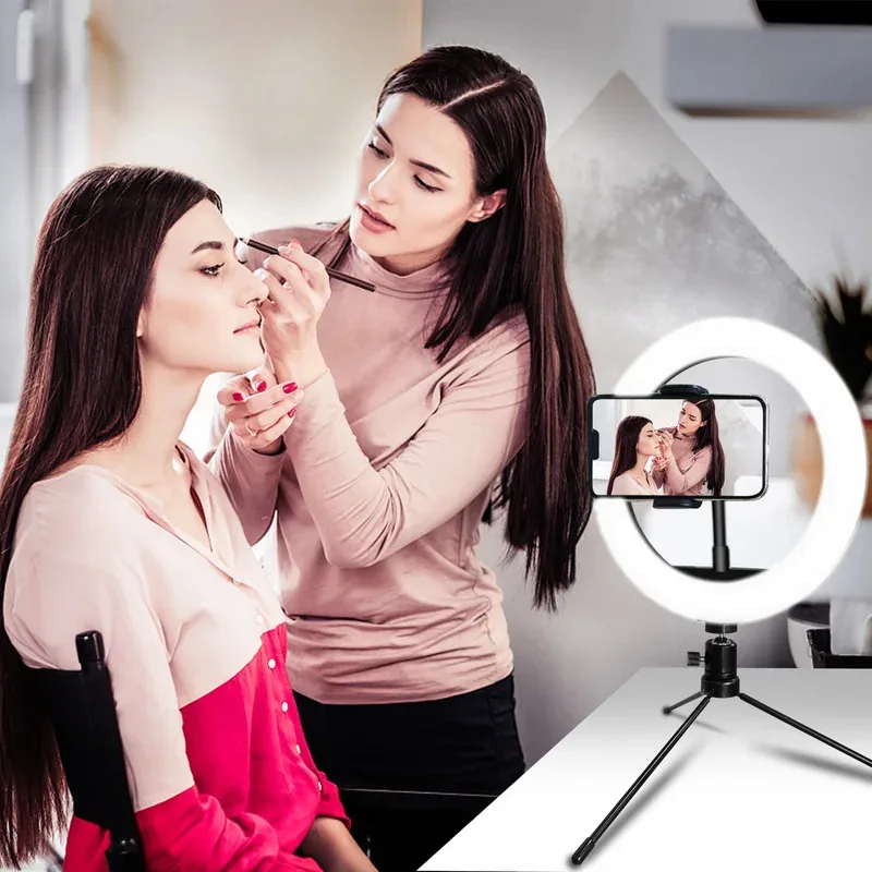 Dimmable26cm LED Ring Light Ki - Photography Lighting Continuous recension och pris