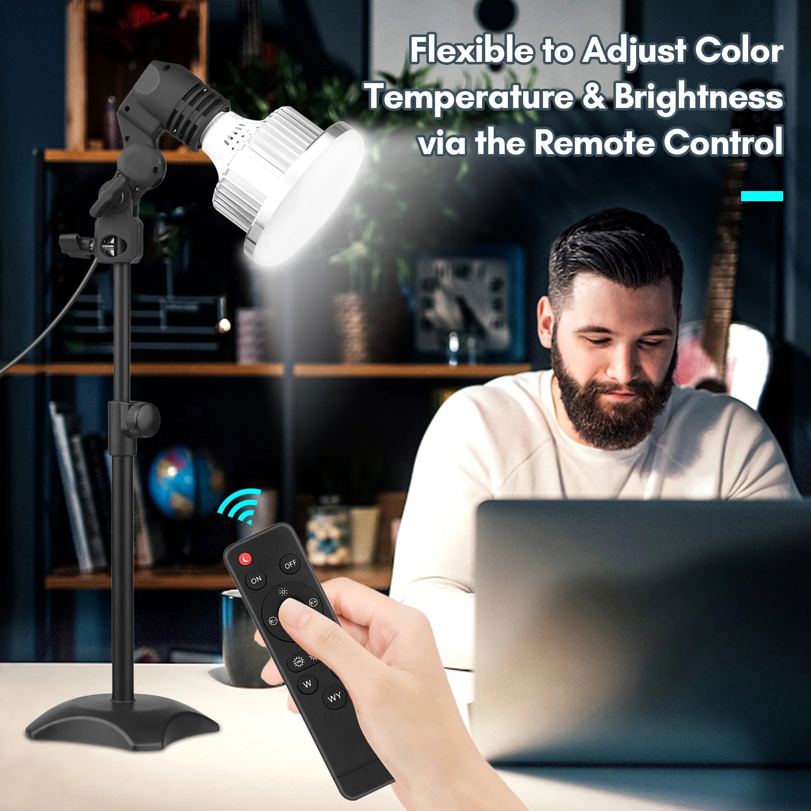 155W LED Light Bulb 3200K-5500 - Photography Lighting Home recension och pris