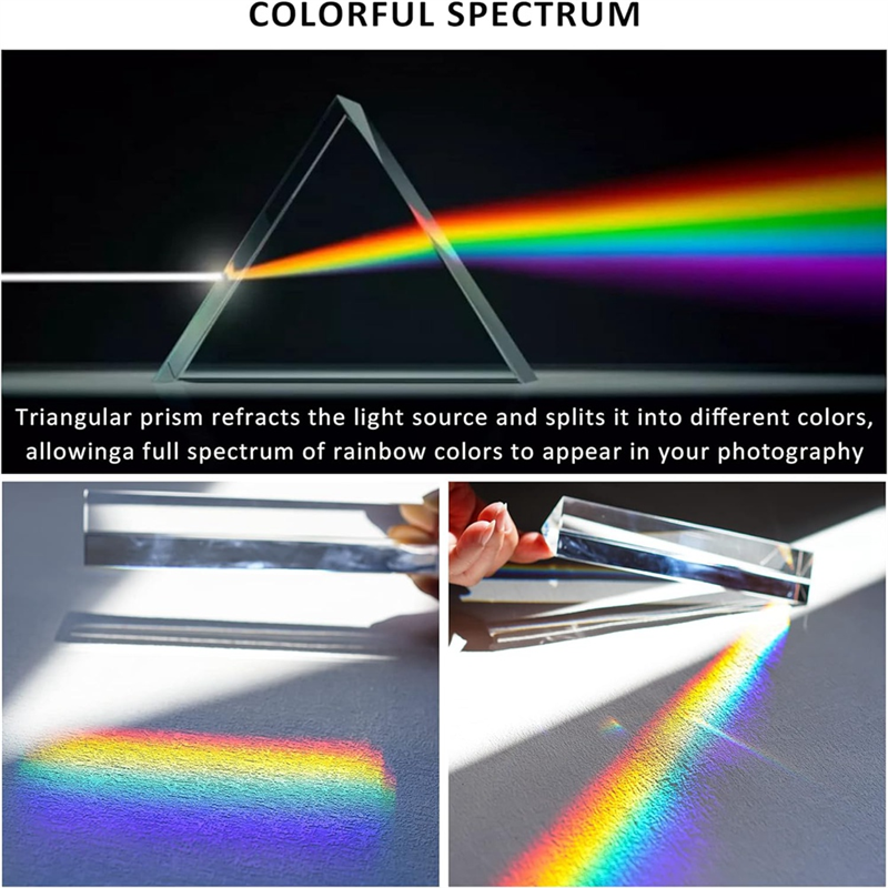 6Inch Optical Glass Triangular - Lighting Glass Photography recension och pris