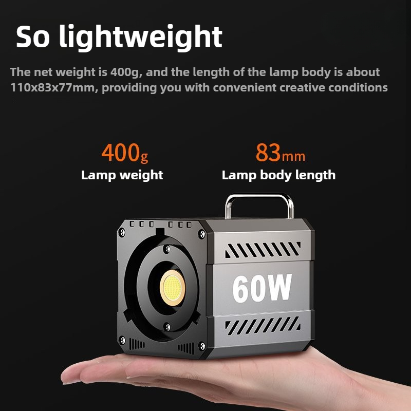 60W Tri-Color Video Light 2700 - Photography Lighting Home recension och pris
