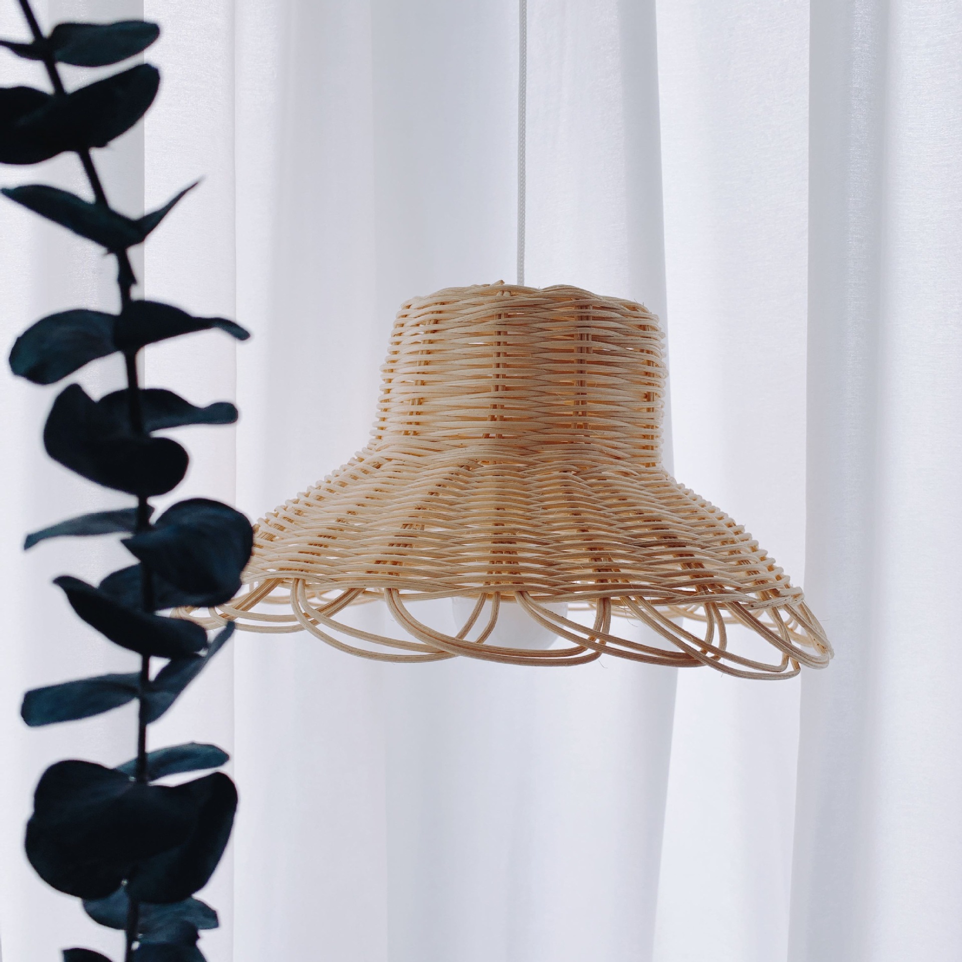 Rattan Lampshade Handmade Phot - Photography Lighting Home recension och pris