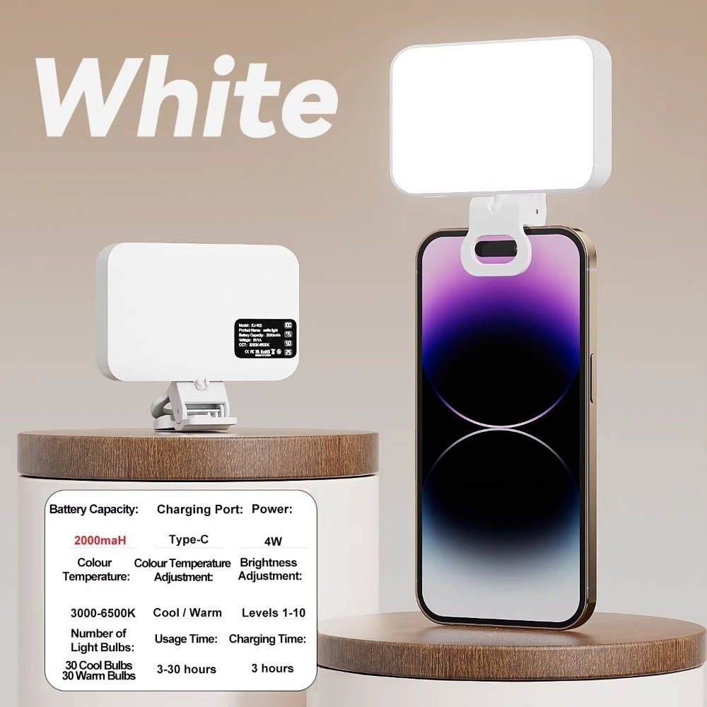 800/1000mAh LED Selfie Light U - Photography Lighting Continuous recension och pris