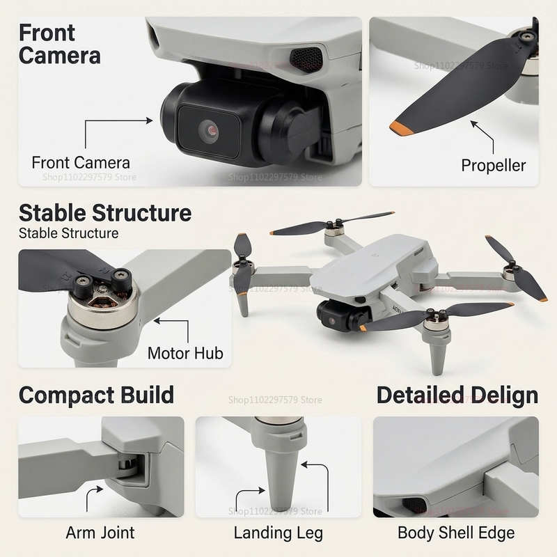 AERI 100 Drone with FPV VR Gog - Photography Lighting Website recension och pris