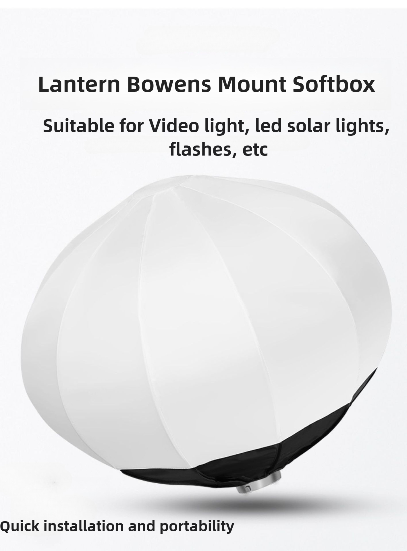 Globe Lantern Softbox 55cm 65c - Globe Modifier Round recension och pris