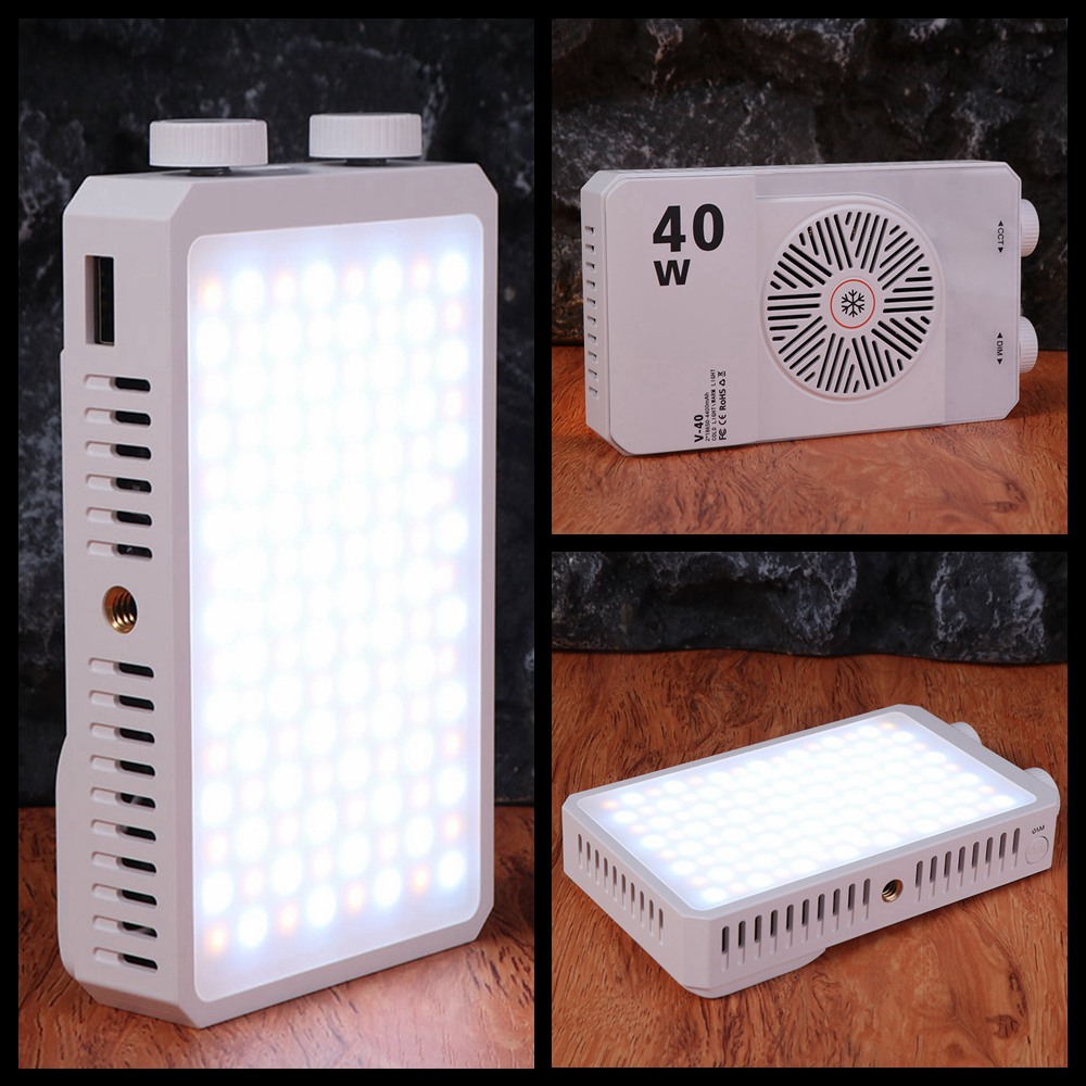 40W RGB LED Camera Light 2800- - Photography Lighting Rgb recension och pris