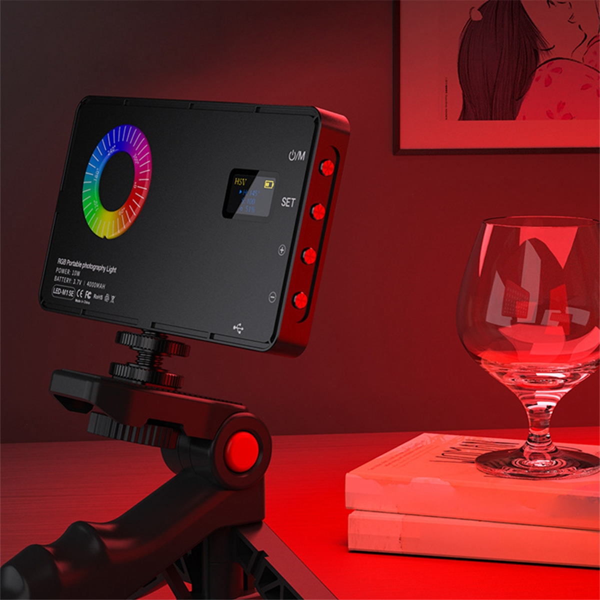 HOT RGB LED Video Fill Light 4 - Photography Lighting Rgb recension och pris