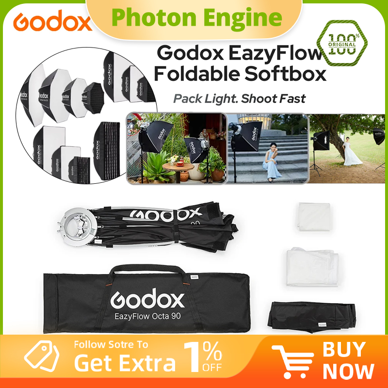 Godox EazyFlow series Foldable - Photography Lighting Setup recension och pris