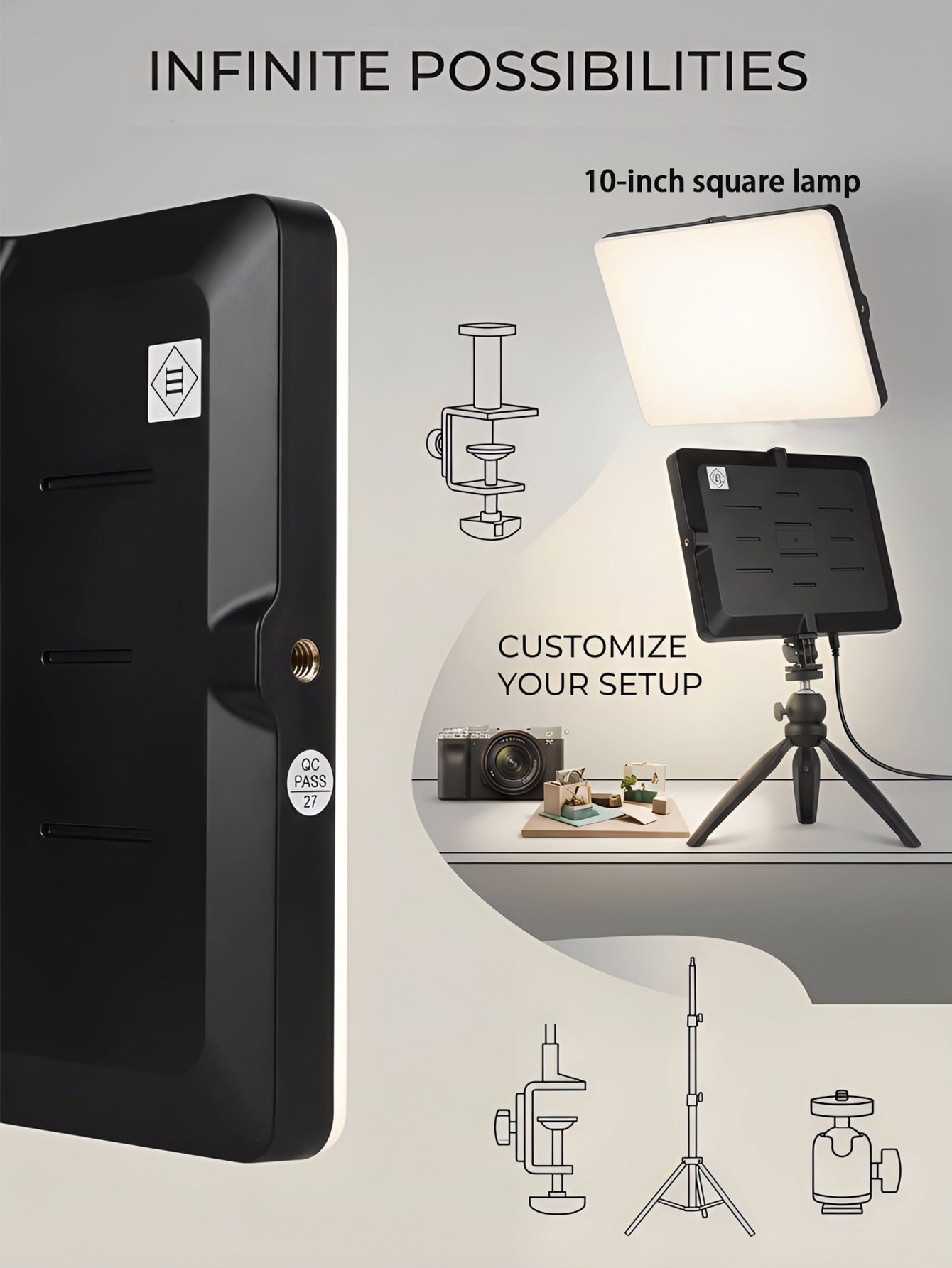 LUSB-charged LED fill light, s - Photography Lighting Design recension och pris