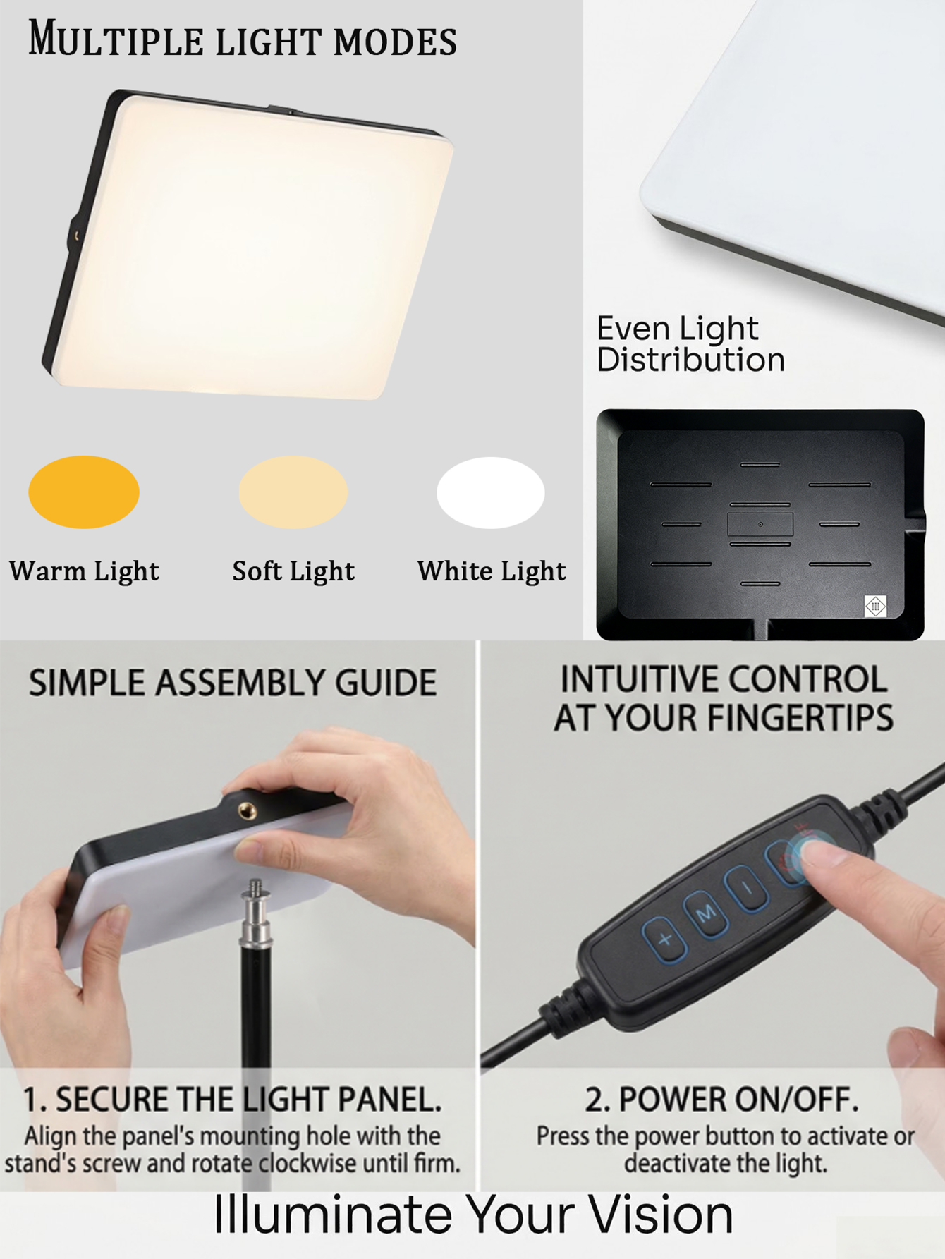 LUSB-charged LED fill light, s - Photography Lighting Design recension och pris